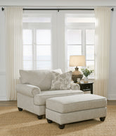 Homestyle Furniture - Ashley Furniture - Asanti Oversized Chair and Ottoman - Oversized Chair and Ottoman - 13201U3