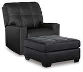 Homestyle Furniture - Ashley Furniture - Barlin Mills Recliner and Oversized Accent Ottoman - Recliner and Oversized Accent Ottoman - 17004U4