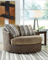 Homestyle Furniture - Ashley Furniture - Alesbury Oversized Swivel Accent Chair - Oversized Swivel Accent Chair - 1870421