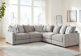 Homestyle Furniture - Ashley Furniture - Aslan Court 5-Piece Sectional - RAF 5-Piece Sectional - 20305S6