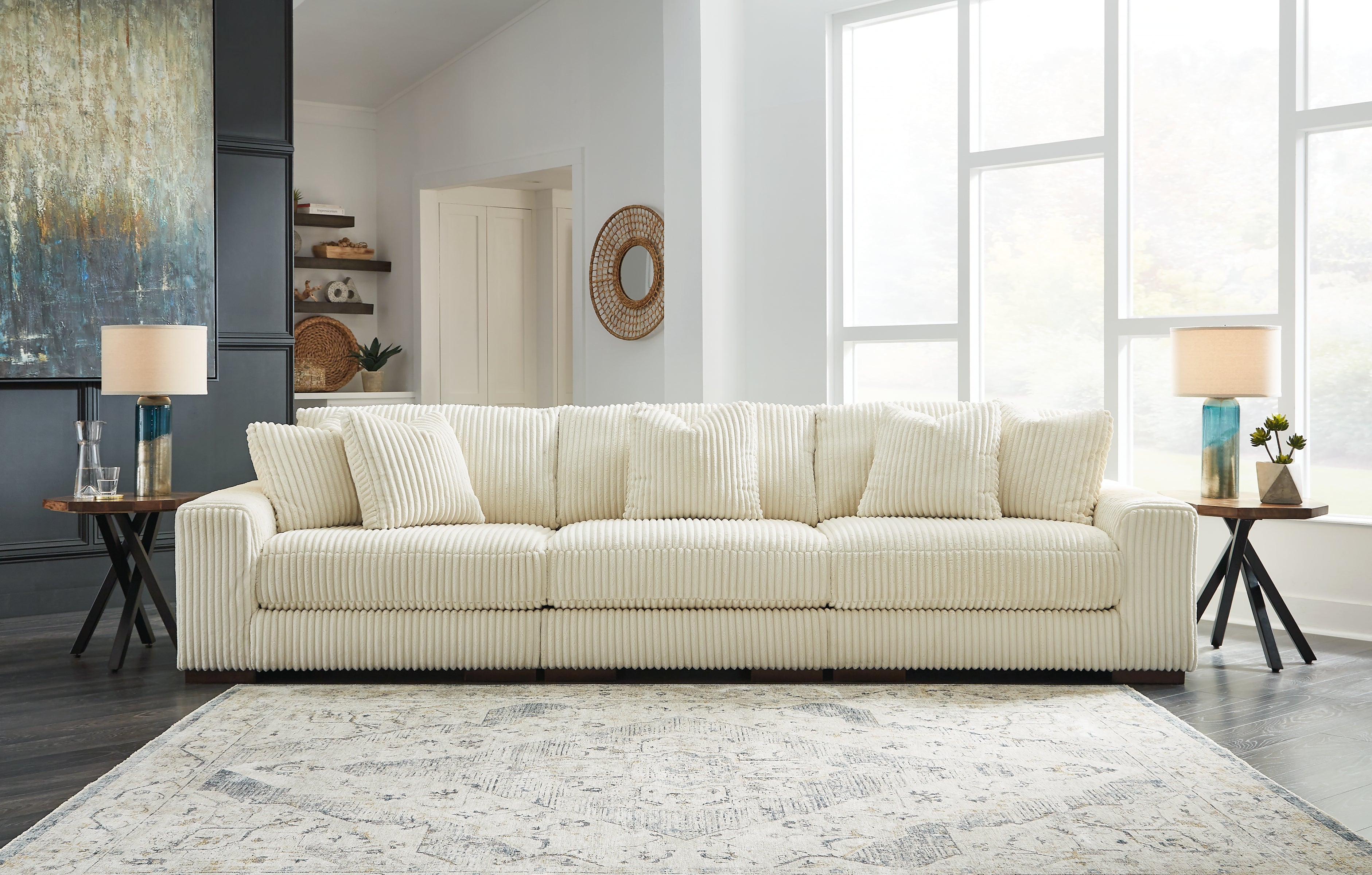 Homestyle Furniture - Ashley Furniture - Lindyn 3-Piece Sectional Sofa - RAF 3-Piece Sectional Sofa - 21104S14