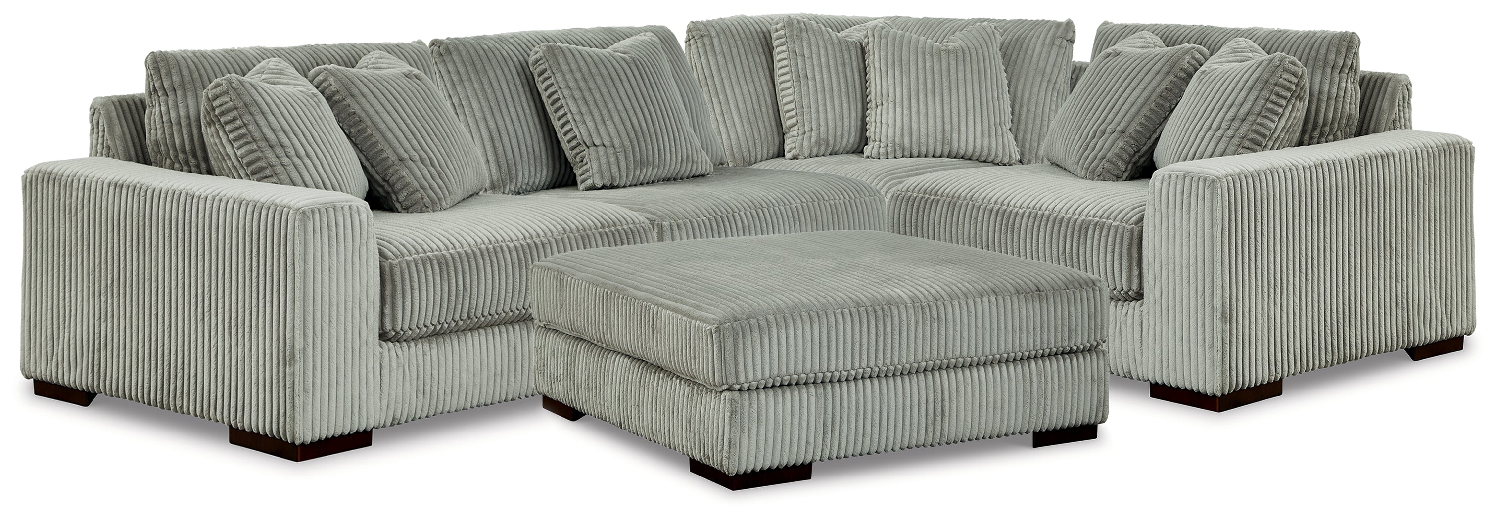 Homestyle Furniture - Ashley Furniture - Lindyn 4-Piece Sectional and Ottoman - 4-Piece Sectional and Ottoman - 21105U7