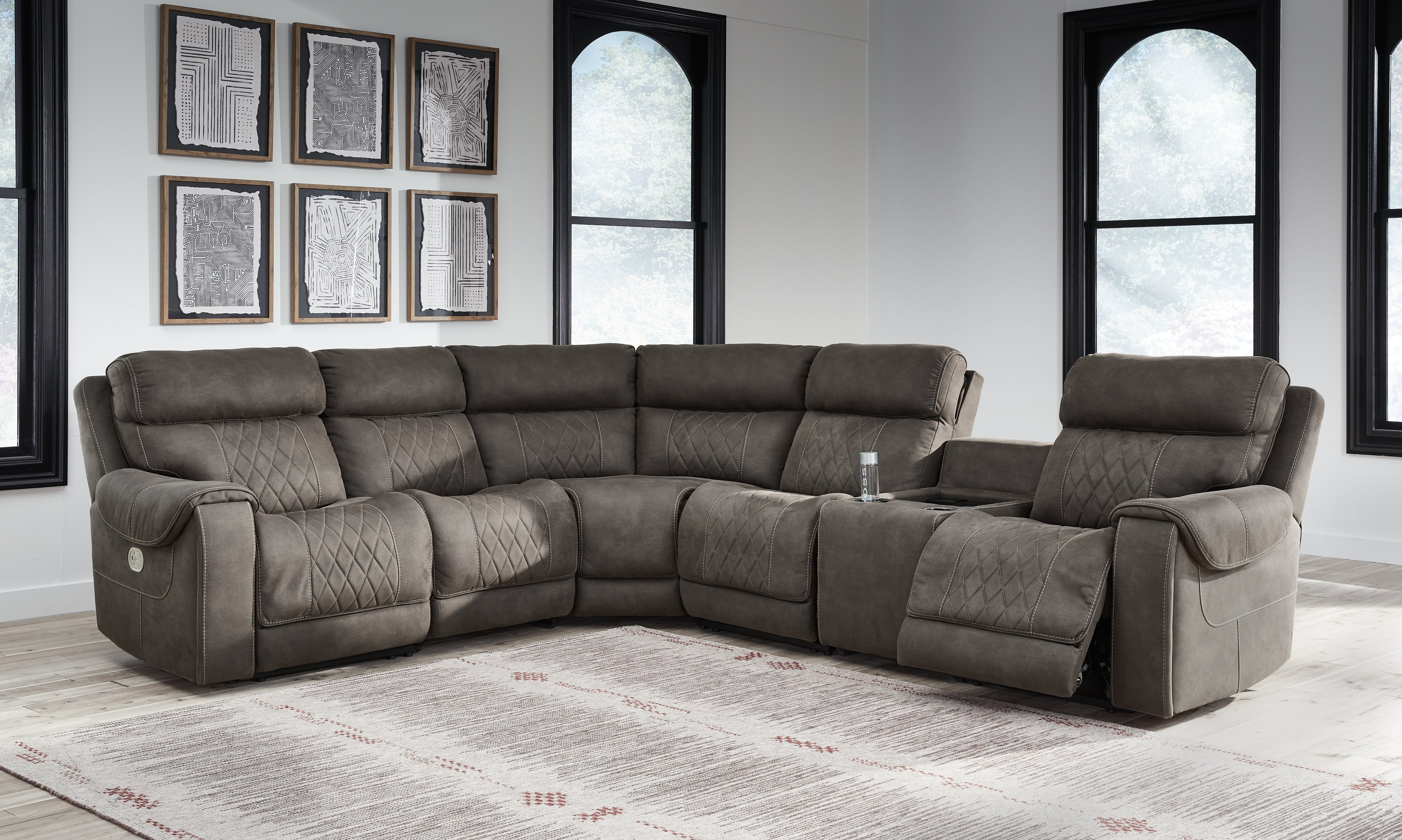 Homestyle Furniture - Ashley Furniture - Hoopster 6-Piece Power Reclining Sectional - 6-Piece Power Reclining Sectional - 23703S5