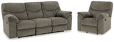 Homestyle Furniture - Ashley Furniture - Alphons Reclining Sofa and Recliner - Reclining Sofa and Recliner - 28201U3