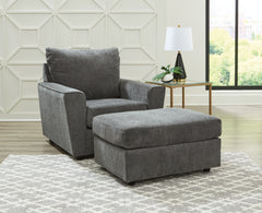 Homestyle Furniture - Ashley Furniture - Stairatt Chair and Ottoman - Chair and Ottoman - 28502U2