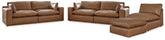 Homestyle Furniture - Ashley Furniture - Emilia 3-Piece Sectional Sofa, 2-Piece Sectional Loveseat and Ottoman - 3-Piece Sectional Sofa, 2-Piece Sectional Loveseat and Ottoman - 30901U3