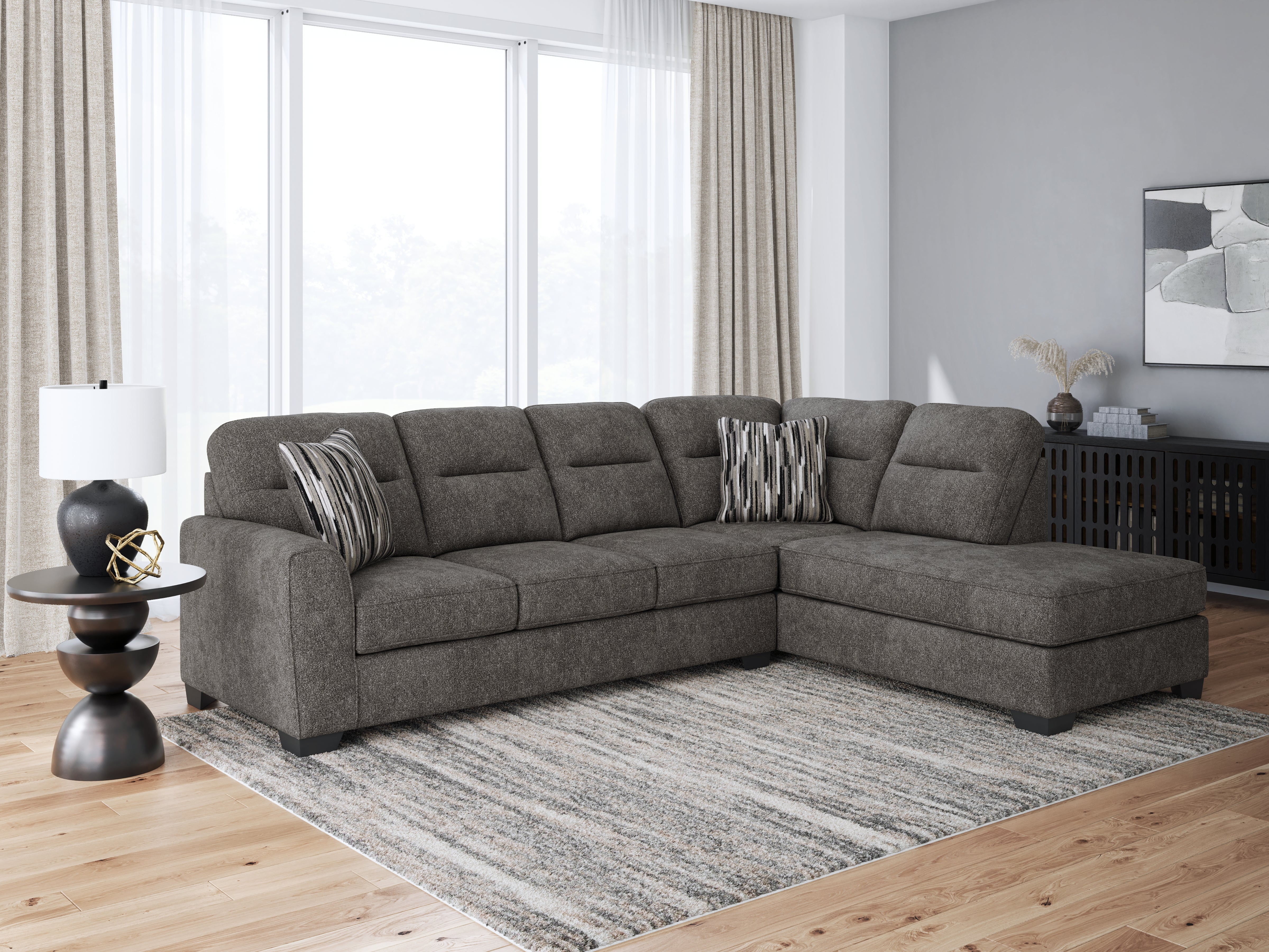 Homestyle Furniture - Ashley Furniture - Olten 2-Piece Sectional with Chaise - LAF 2-Piece Sectional with Chaise - 31305S2