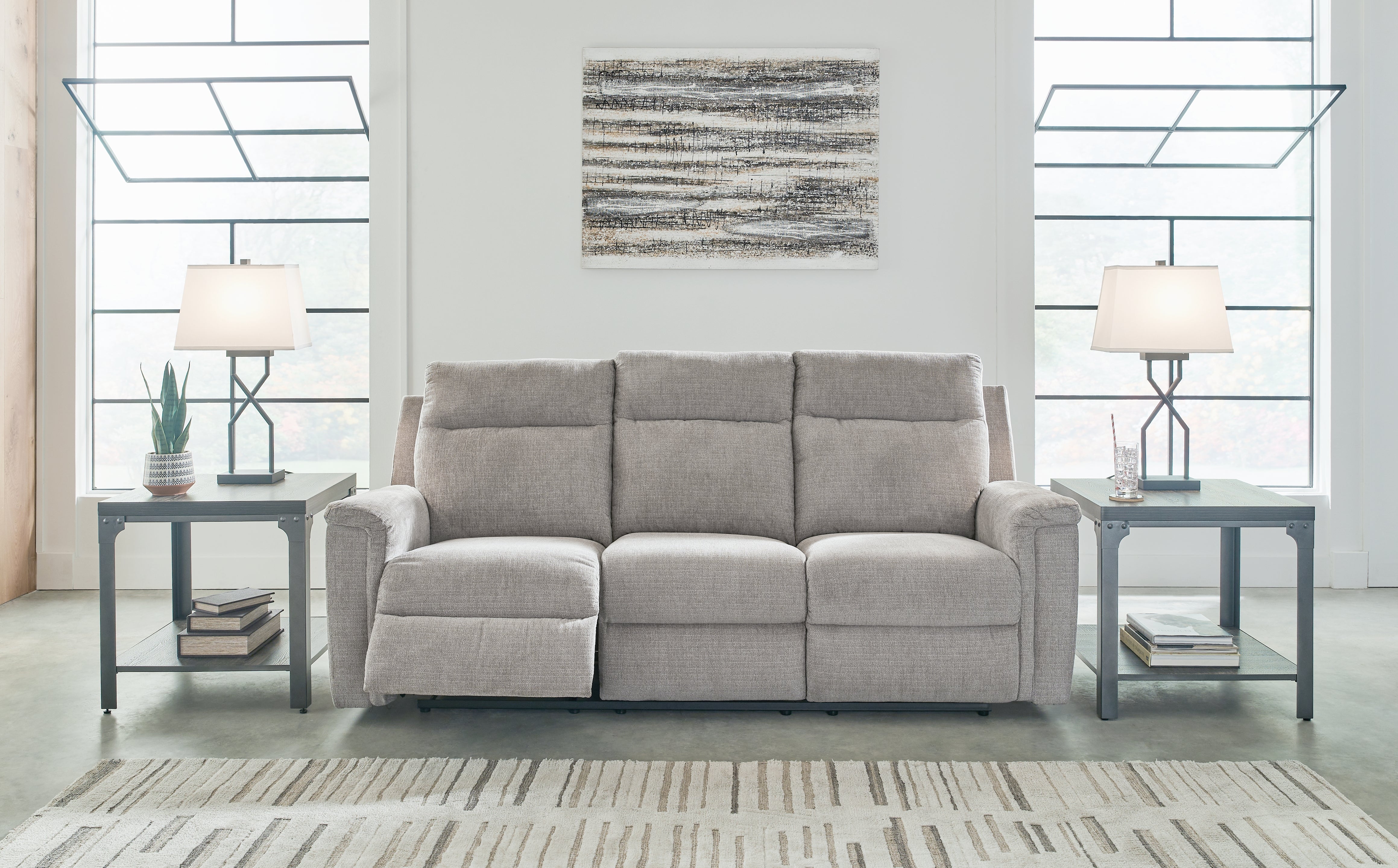 Homestyle Furniture - Ashley Furniture - Barnsana Power Reclining Sofa - Reclining Power Sofa - 3320187