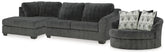 Homestyle Furniture - Ashley Furniture - Biddeford 2-Piece Sectional and Oversized Swivel Accent Chair - 2-Piece Sectional and Oversized Swivel Accent Chair - 35504U2