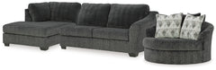 Homestyle Furniture - Ashley Furniture - Biddeford 2-Piece Sectional and Oversized Swivel Accent Chair - 2-Piece Sectional and Oversized Swivel Accent Chair - 35504U2