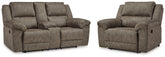 Homestyle Furniture - Ashley Furniture - Laresview Reclining Loveseat and Oversized Recliner - Reclining Loveseat and Oversized Recliner - 37203U2
