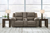 Homestyle Furniture - Ashley Furniture - Laresview Reclining Loveseat with Console - DBL Rec Loveseat w/Console - 3720394