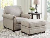 Homestyle Furniture - Ashley Furniture - Gaelon Chair and Ottoman - Chair and Ottoman - 37307U2