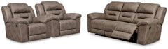 Homestyle Furniture - Ashley Furniture - Stoneland Reclining Sofa and 2 Recliners - Reclining Sofa and 2 Recliners - 39905U8