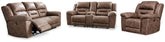 Homestyle Furniture - Ashley Furniture - Stoneland Power Reclining Sofa, Loveseat and Recliner - Power Reclining Sofa, Loveseat and Recliner - 39905U5