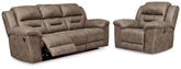 Homestyle Furniture - Ashley Furniture - Stoneland Reclining Sofa and Power Recliner - Reclining Sofa and Power Recliner - 39905U7