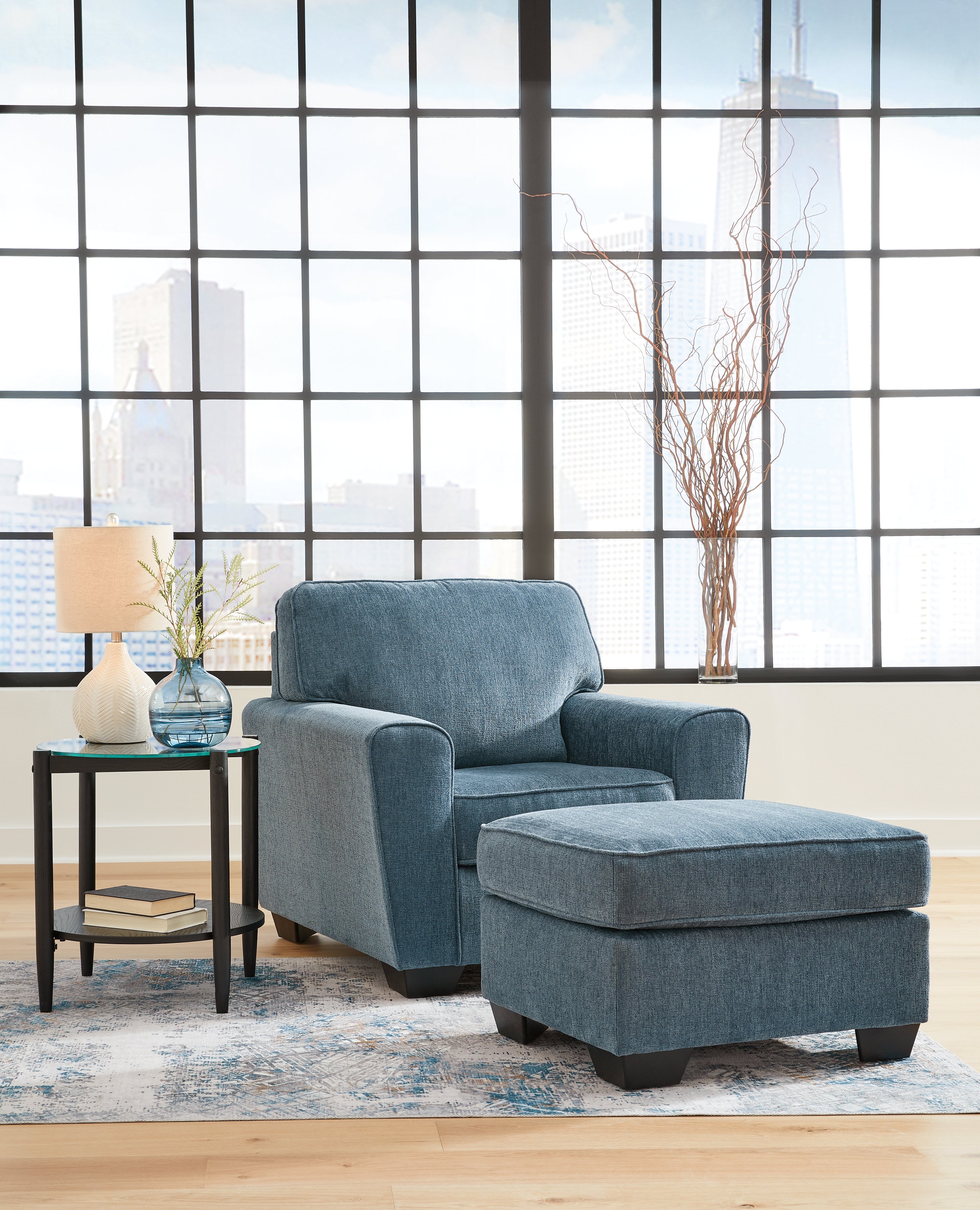 Homestyle Furniture - Ashley Furniture - Cashton Chair and Ottoman - Chair and Ottoman - 40605U2