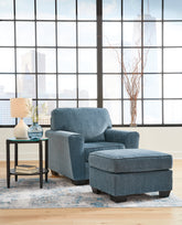 Homestyle Furniture - Ashley Furniture - Cashton Chair and Ottoman - Chair and Ottoman - 40605U2