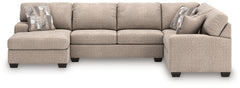 Homestyle Furniture - Ashley Furniture - Newellen 3-Piece Sectional with Chaise - RAF 3-Piece Sectional with Chaise - 48404S5