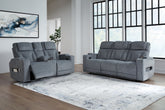 Homestyle Furniture - Ashley Furniture - Studio Cave Power Reclining Sofa and Loveseat - Power Reclining Sofa and Loveseat - PC49802U1