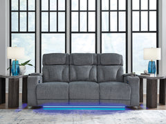 Homestyle Furniture - Ashley Furniture - Studio Cave Power Reclining Sofa - PWR REC Sofa with ADJ Headrest - PC4980215