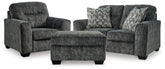 Homestyle Furniture - Ashley Furniture - Lonoke Loveseat, Oversized Chair and Ottoman - Loveseat, Oversized Chair and Ottoman - 50504U10