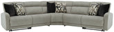 Homestyle Furniture - Ashley Furniture - Colleyville 5-Piece Power Reclining Sectional - 5-Piece Power Reclining Sectional - 54405S6