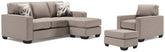 Homestyle Furniture - Ashley Furniture - Greaves Sofa Chaise, Chair, and Ottoman - Sofa Chaise, Chair, and Ottoman - 55104U3