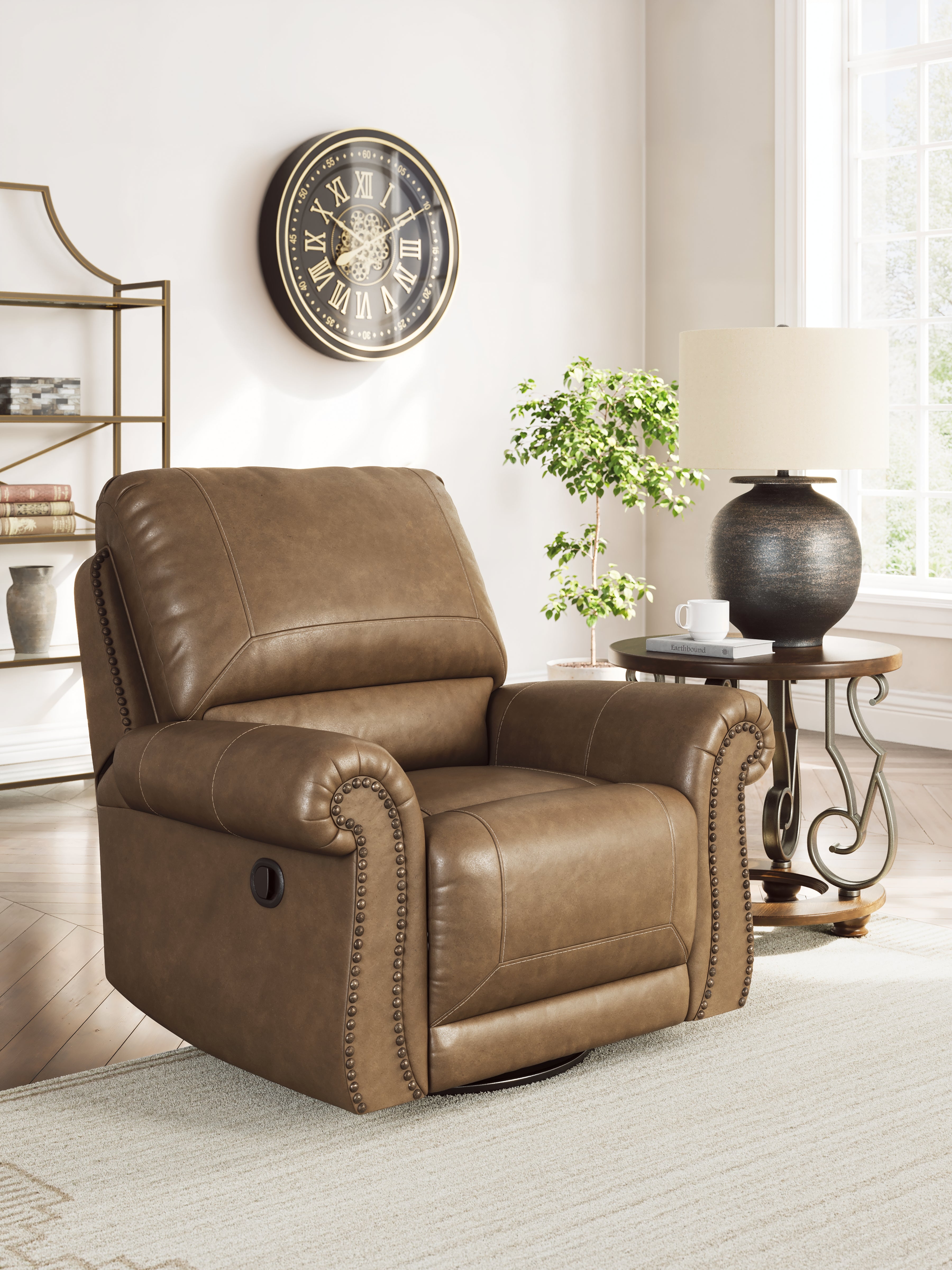 Homestyle Furniture - Ashley Furniture - Chasemore Swivel Glider Recliner - Swivel Glider Recliner - PC5590261