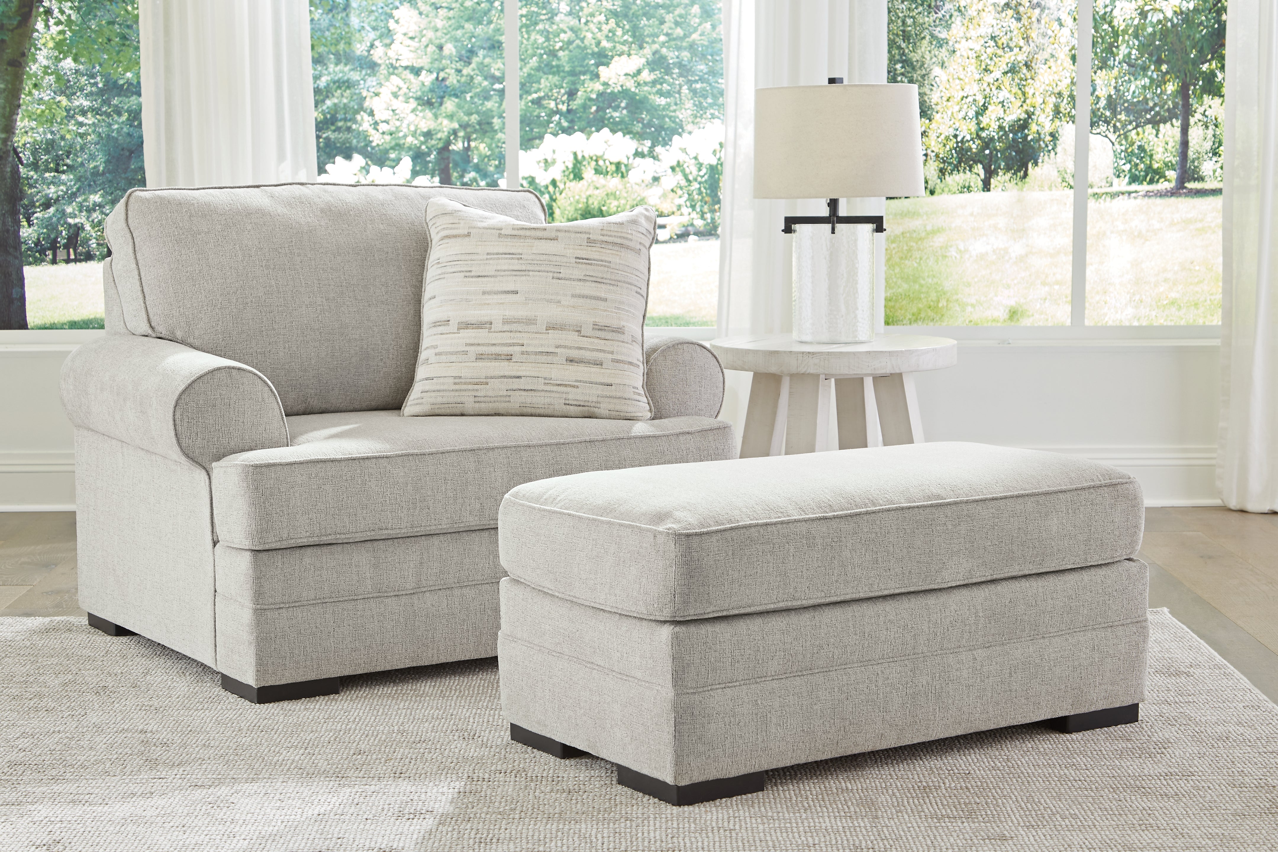 Homestyle Furniture - Ashley Furniture - Eastonbridge Oversized Chair and Ottoman - Oversized Chair and Ottoman - 56603U2