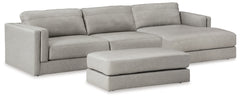 Homestyle Furniture - Ashley Furniture - Amiata 2-Piece Sectional with Chaise and Ottoman - 2-Piece Sectional with Chaise and Ottoman - 57404U1