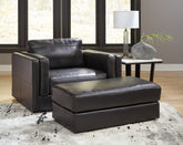 Homestyle Furniture - Ashley Furniture - Amiata Oversized Chair and Ottoman - Oversized Chair and Ottoman - 57405U3