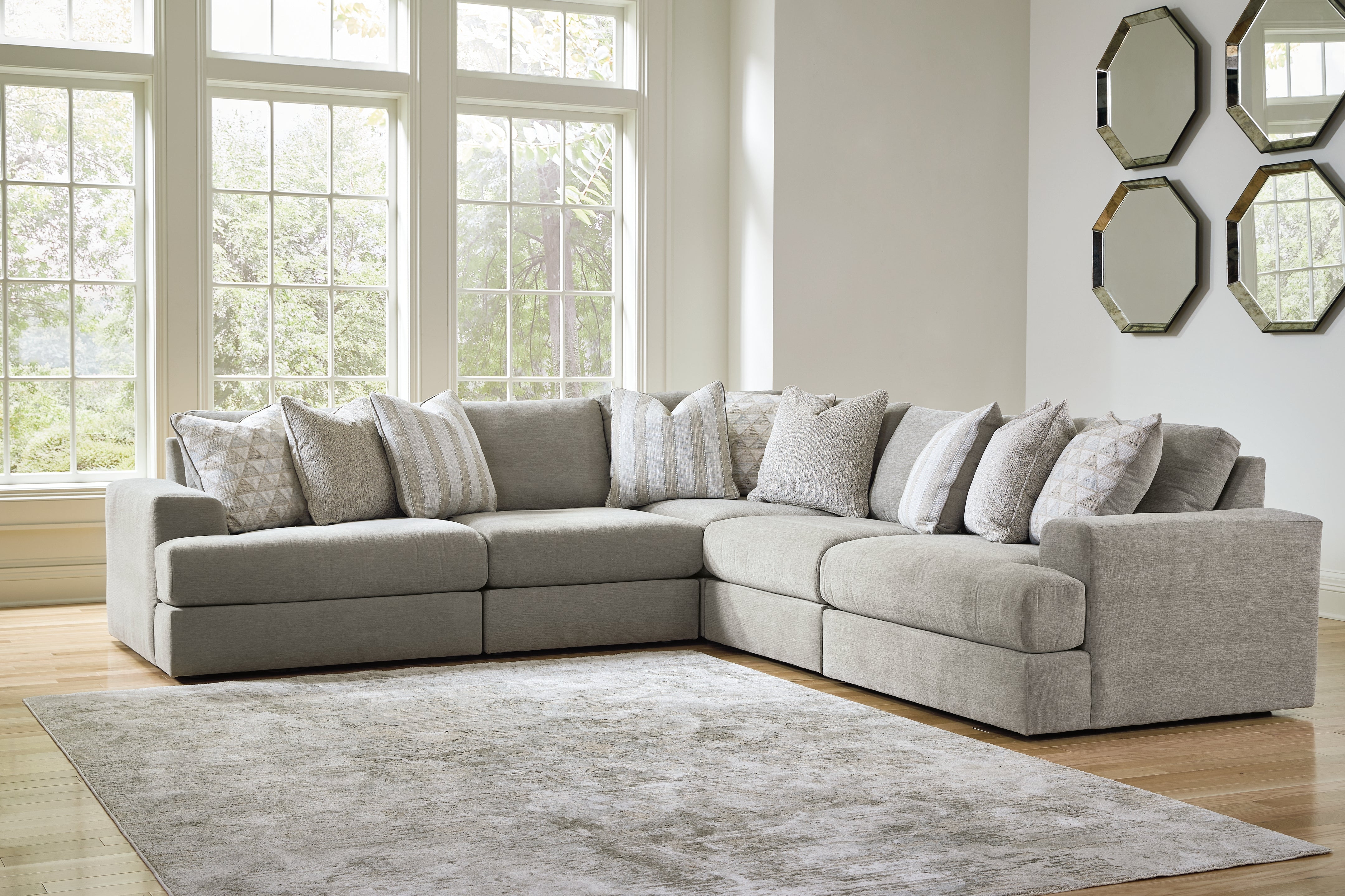 Homestyle Furniture - Ashley Furniture - Avaliyah 5-Piece Sectional - RAF 5-Piece Sectional - 58103S6
