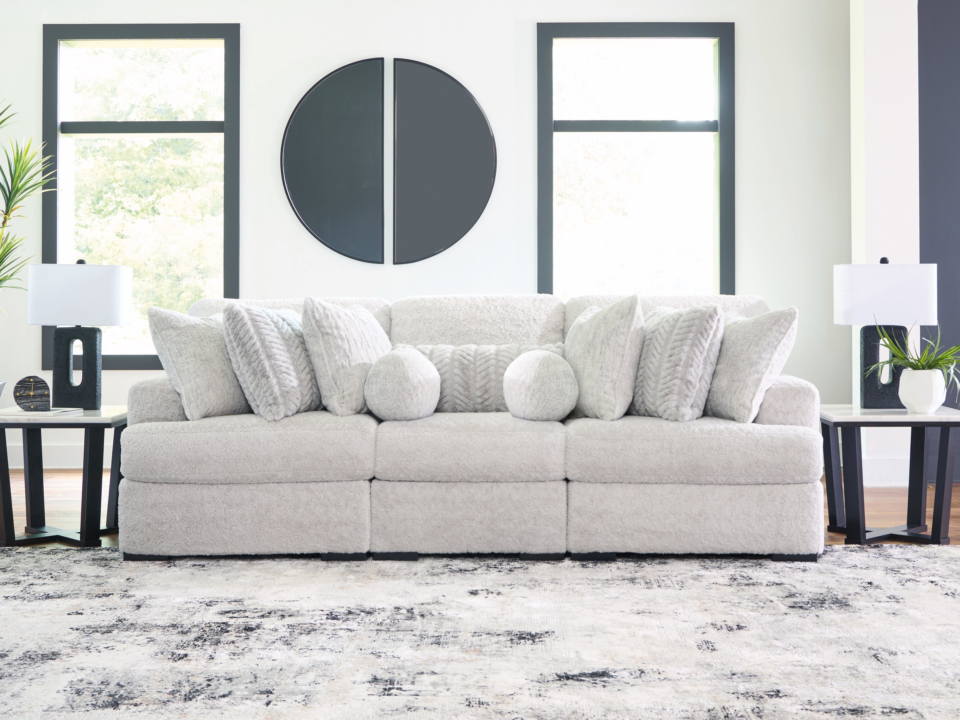 Homestyle Furniture - Ashley Furniture - Cuddle Plush 3-Piece Sectional - RAF 3-Piece Sectional - PC59106S5