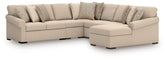 Homestyle Furniture - Ashley Furniture - LadyMae 5-Piece Sectional with Chaise - RAF 5-Piece Sectional with Chaise - 59404S4