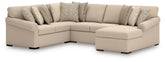Homestyle Furniture - Ashley Furniture - LadyMae 4-Piece Sectional with Chaise - RAF 4-Piece Sectional with Chaise - 59404S3
