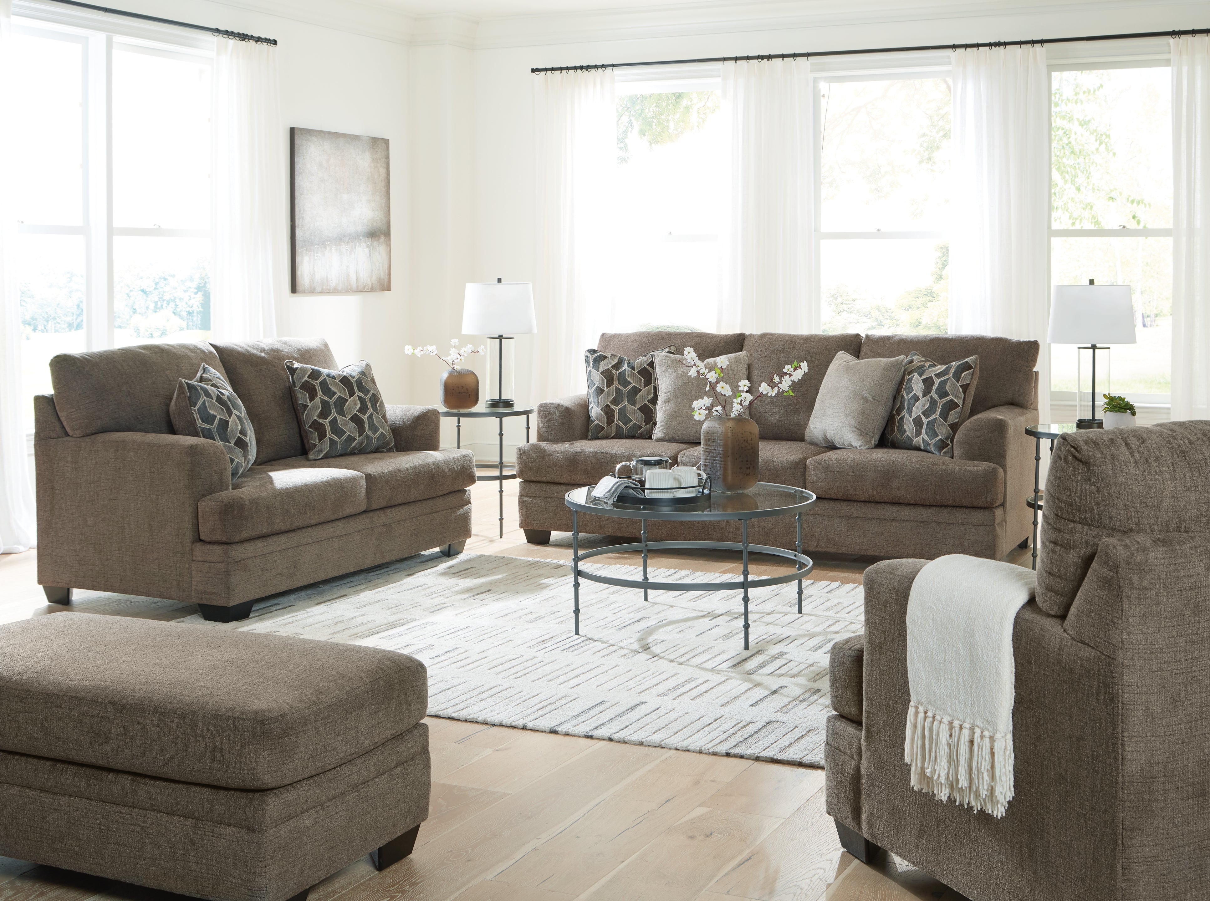 Homestyle Furniture - Ashley Furniture - Stonemeade Sofa, Loveseat, Oversized Chair and Ottoman - Sofa, Loveseat, Oversized Chair and Ottoman - 59505U4