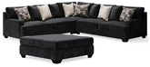Homestyle Furniture - Ashley Furniture - Lavernett 3-Piece Sectional and Oversized Ottoman - 3-Piece Sectional and Oversized Ottoman - 59603U3