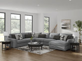 Homestyle Furniture - Ashley Furniture - Bealton 6-Piece Sectional with Chaise - RAF 6-Piece Sectional with Chaise - 61305S12