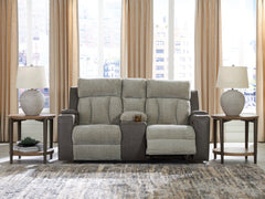 Homestyle Furniture - Ashley Furniture - WhipLash Power Reclining Loveseat with Console - PWR REC Loveseat/CON/ADJ HDRST - PC6320418