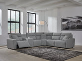 Homestyle Furniture - Ashley Furniture - ModMax II 6-Piece Reclining Sectional with Console - 6-Piece Reclining Sectional with Console - 65906S36