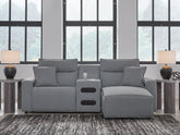 Homestyle Furniture - Ashley Furniture - ModMax II 3-Piece Power Reclining Sectional with Chaise - 3-Piece Power Reclining Sectional with Chaise - 65906S5