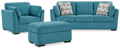 Homestyle Furniture - Ashley Furniture - Keerwick Queen Sofa Sleeper, Loveseat and Ottoman - Queen Sofa Sleeper, Loveseat and Ottoman - 67507U4