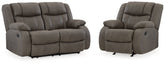 Homestyle Furniture - Ashley Furniture - First Base Reclining Loveseat and Recliner - Reclining Loveseat and Recliner - 68804U4