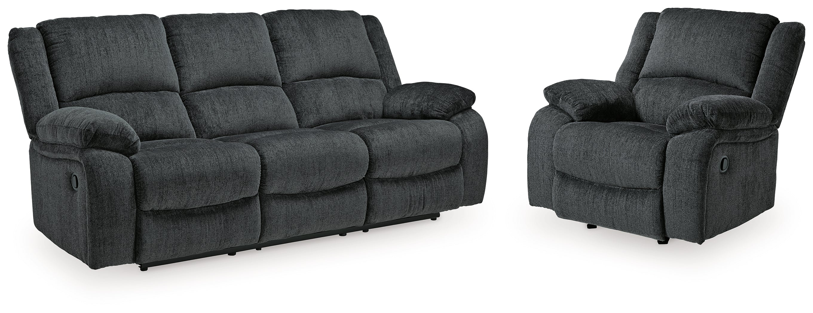 Homestyle Furniture - Ashley Furniture - Draycoll Reclining Sofa and Recliner - Reclining Sofa and Recliner - 76504U3