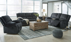 Homestyle Furniture - Ashley Furniture - Draycoll Reclining Sofa, Loveseat and Recliner - Reclining Sofa, Loveseat and Recliner - 76504U4