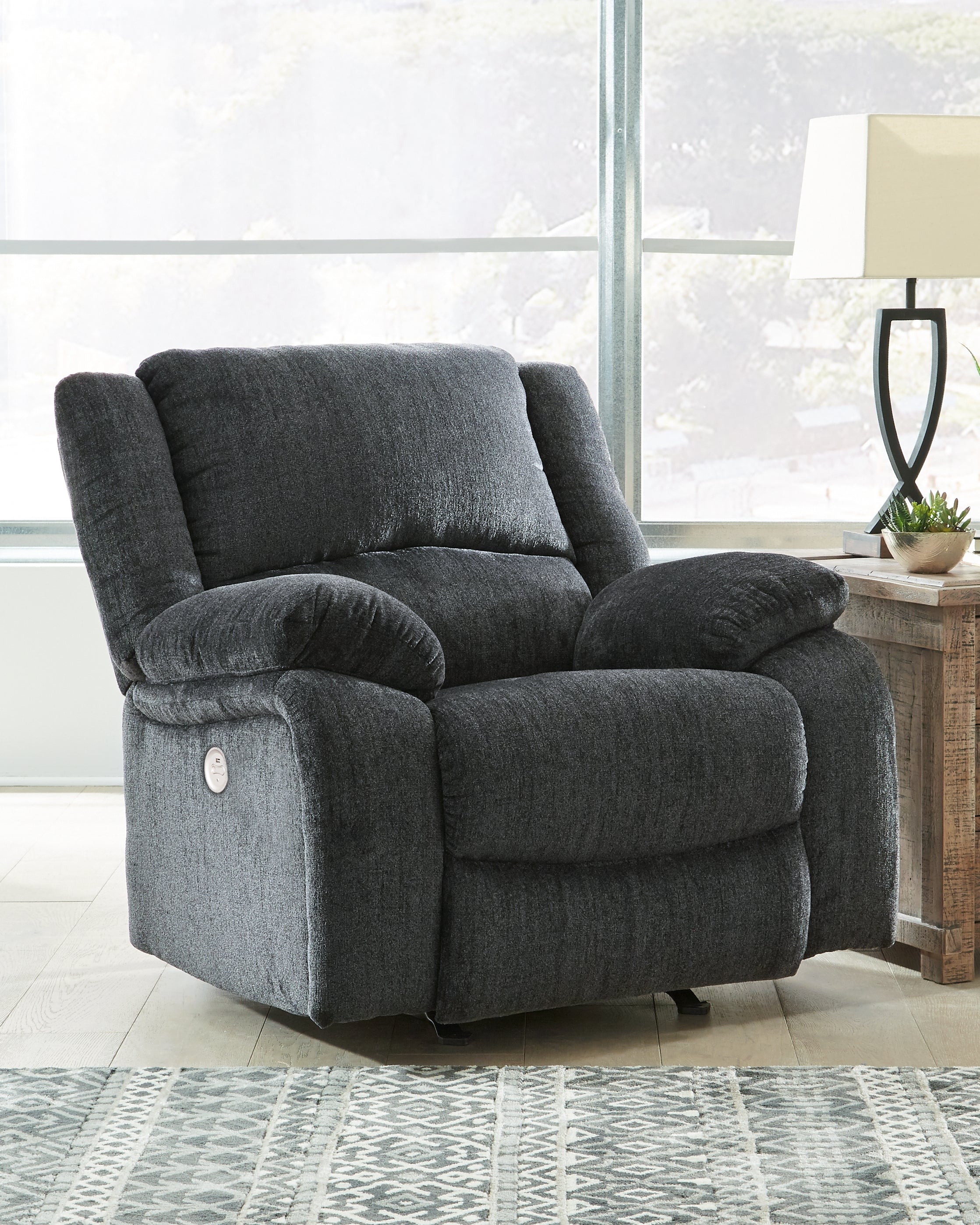 Homestyle Furniture - Ashley Furniture - Draycoll Power Recliner - Power Rocker Recliner - 7650498