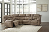Homestyle Furniture - Ashley Furniture - Ravenel 3-Piece Power Reclining Sectional - 3-Piece Power Reclining Sectional - 83106S2
