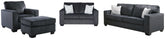 Homestyle Furniture - Ashley Furniture - Altari Sofa, Loveseat, Chair and Ottoman - Sofa, Loveseat, Chair and Ottoman - 87213U8