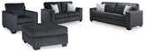 Homestyle Furniture - Ashley Furniture - Altari Queen Sofa Sleeper, Loveseat, Chair and Oversized Ottoman - Queen Sofa Sleeper, Loveseat, Chair and Oversized Ottoman - 87213U12